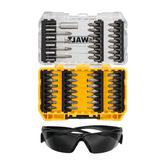 DEWALT DT70703-QZ, 47PC Screwdriving Set & Safety Glasses, comes with T-STAK Tough Case